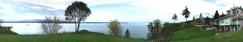 Shrunken panoramic digital photo I took from our home on April 21, 2012