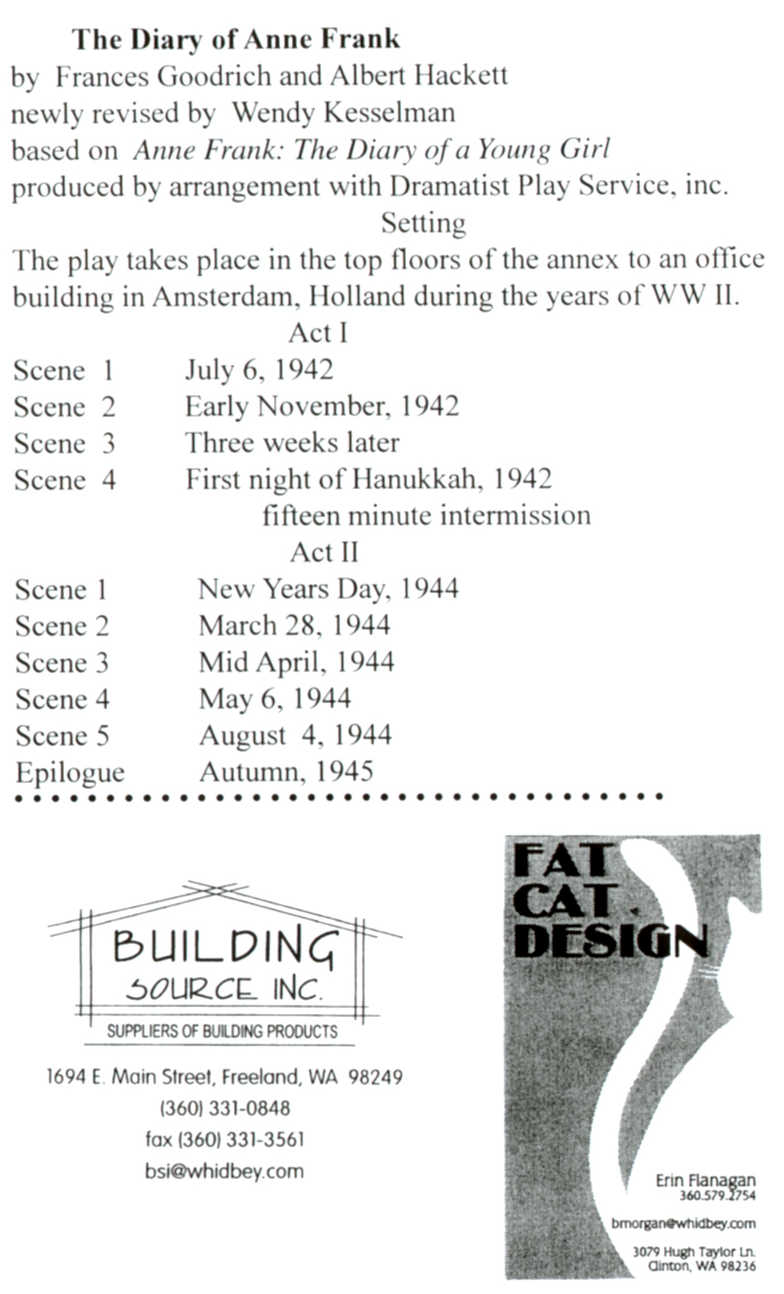 Page 2 of Theater Program - Enlarged