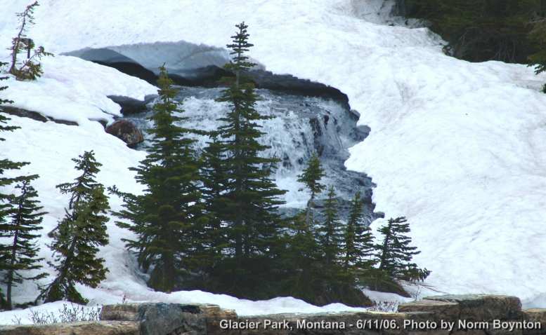 2006 Christmas Card Front - Glacier National Park - 6/11/06