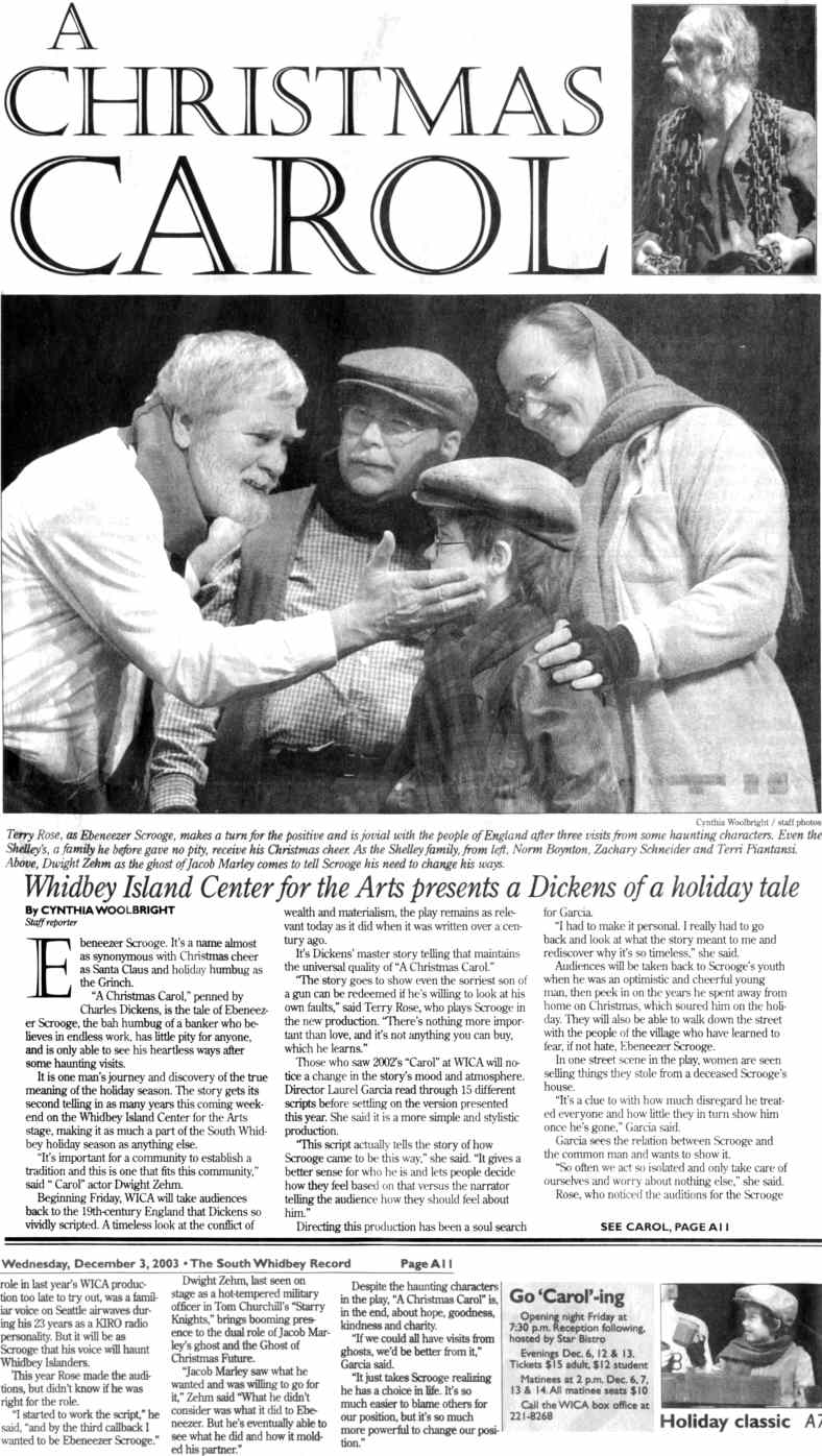 Article from "The South Whidbey Record"