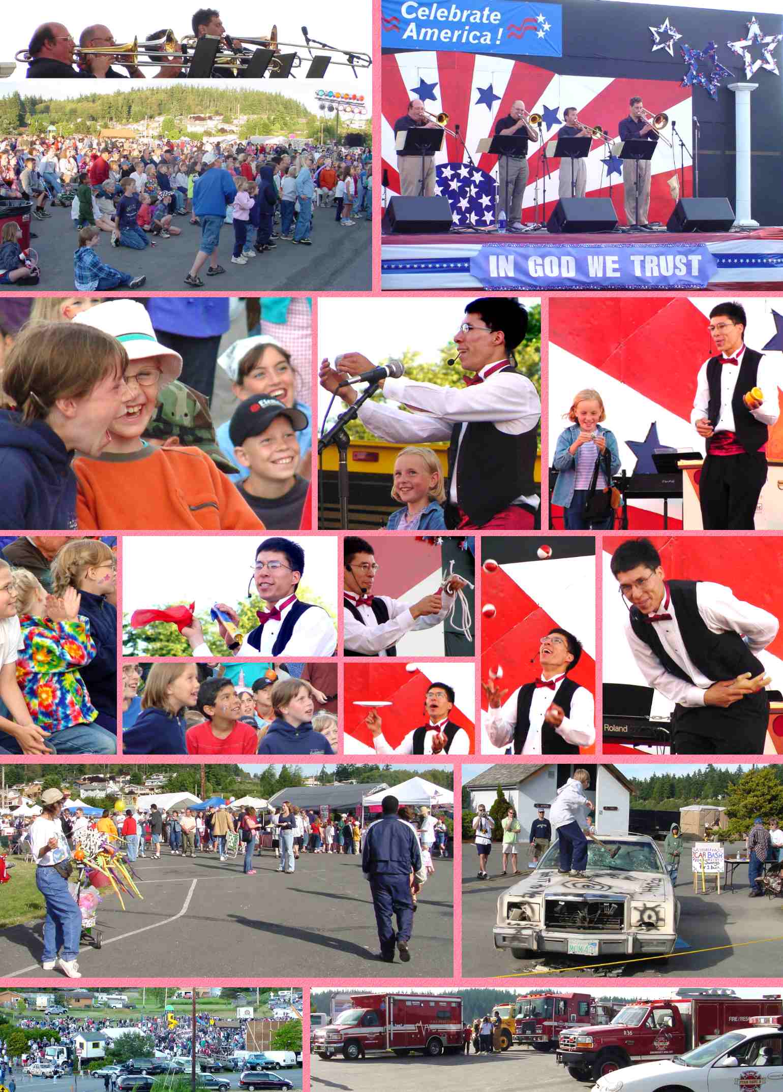 Magical Moments at Celebrate America, 2001, Freeland Park, 7/3/01