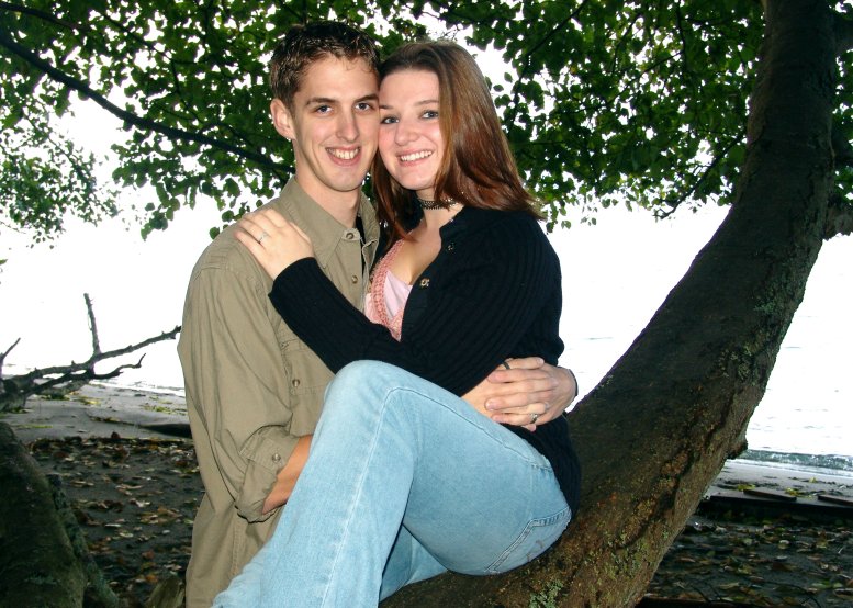 Jeffrey Starks and Constanze Joan's engagement photo -10/24/05