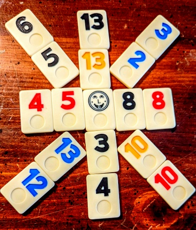 Example of new Super Wild Rummitiles Game