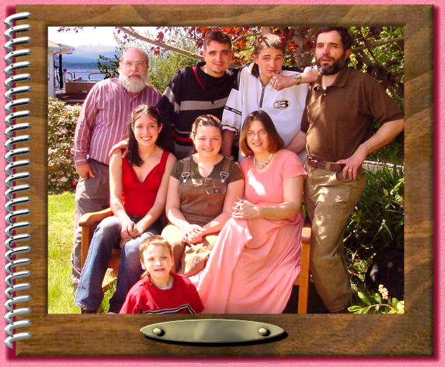 Family Portrait taken Mothers Day, Sunday, May 12, 2002.
Click a face to see photos for that person...