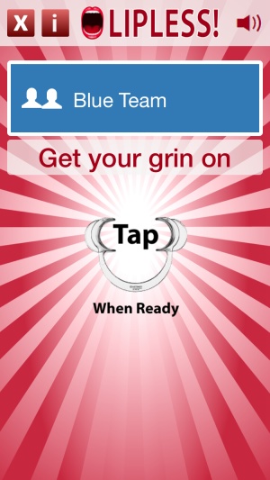 Screen Capture from our "LIPLESS!" cellphone Application