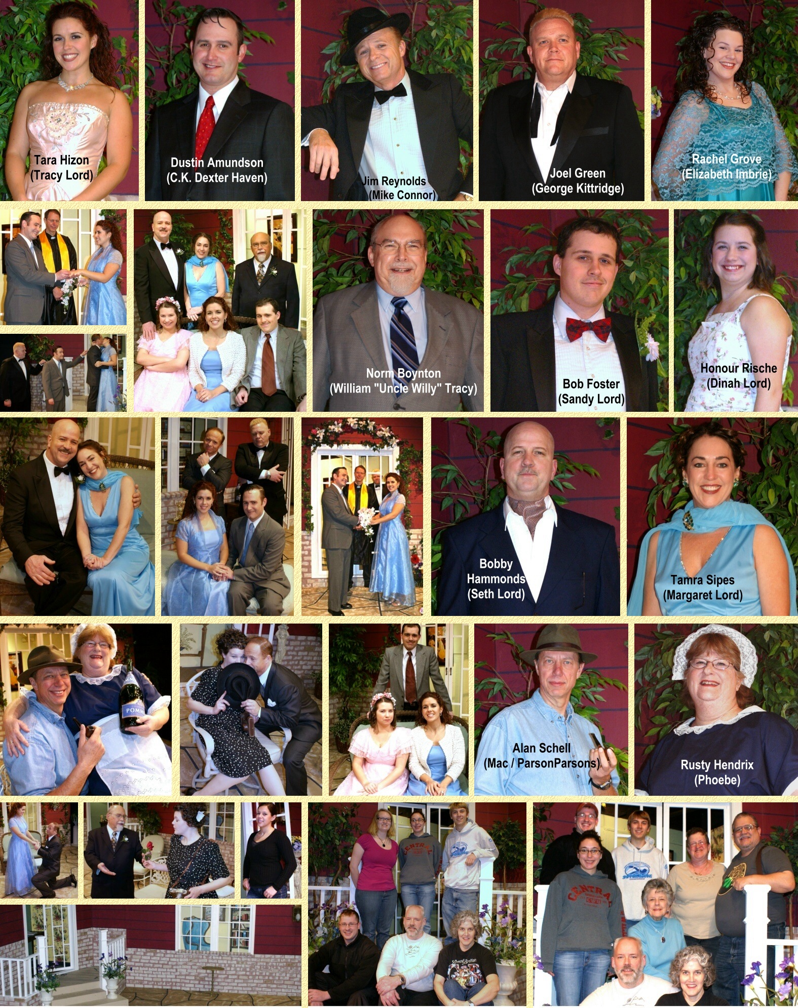 "Philadelphia Story" Cast Poses