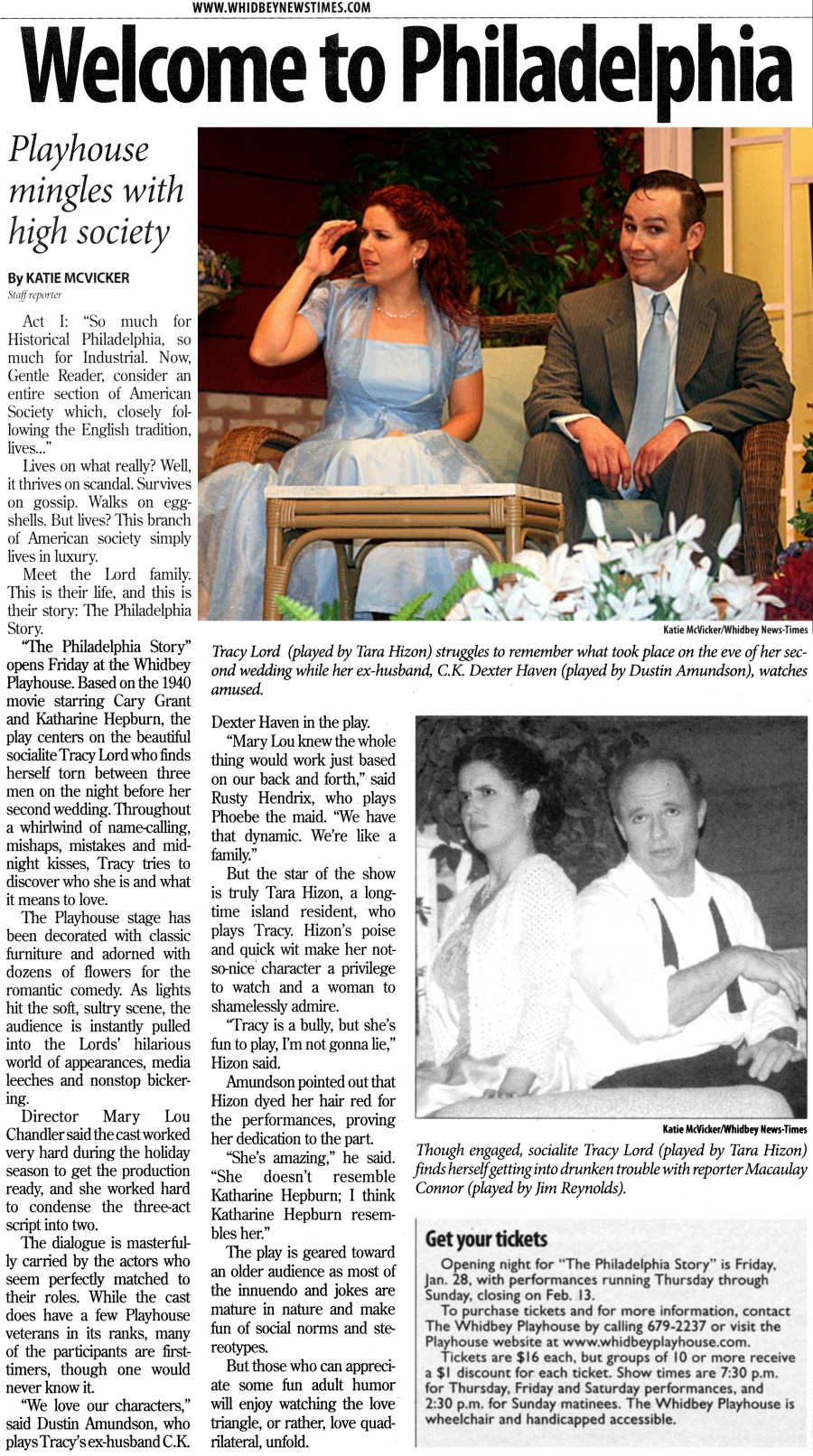 Article from Whidbey News Times