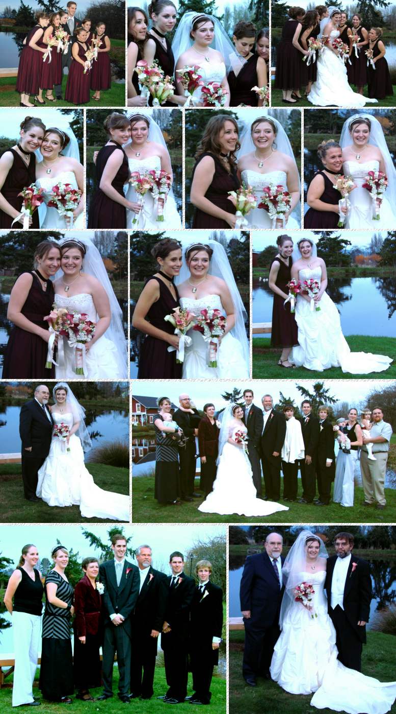 Constanze's Wedding Reception - 11/18/06
 Second Pond Poses
( Click the photo collage to enlarge it... )