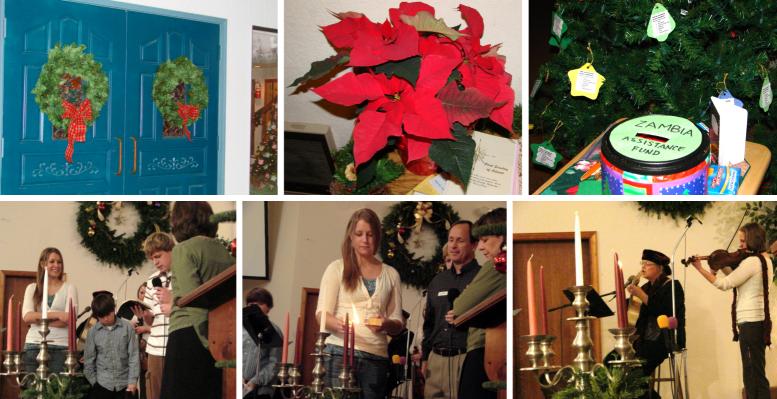 Sunday Service Scenes - December 2, 2007
( Click the collage to enlarge it... )