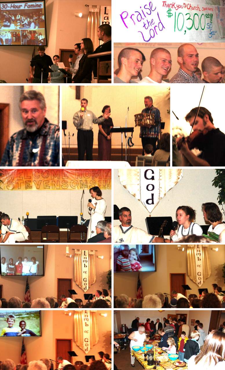 Sunday Service Scenes - February, 2006