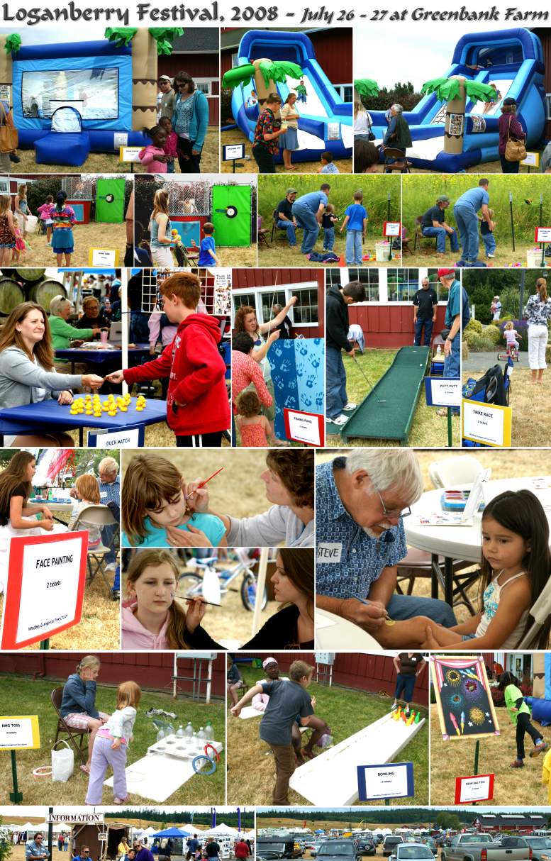 Loganberry Festival - 2008 - Bottom Collage - 7/26/08-7/27/08
( Click the collage to enlarge it... )