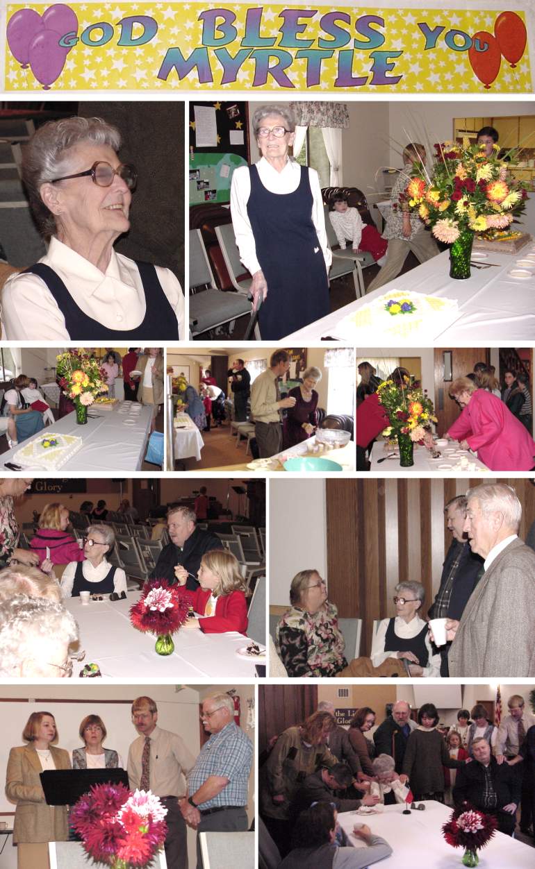 Farewell Party for Myrtle Drew - October 21, 2001