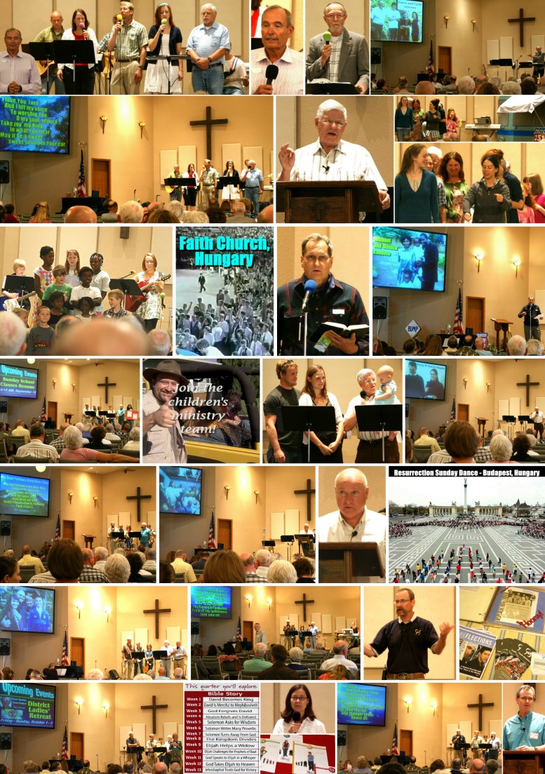 Sunday Service Scenes - August, 2010
( Click this collage to enlarge it... )