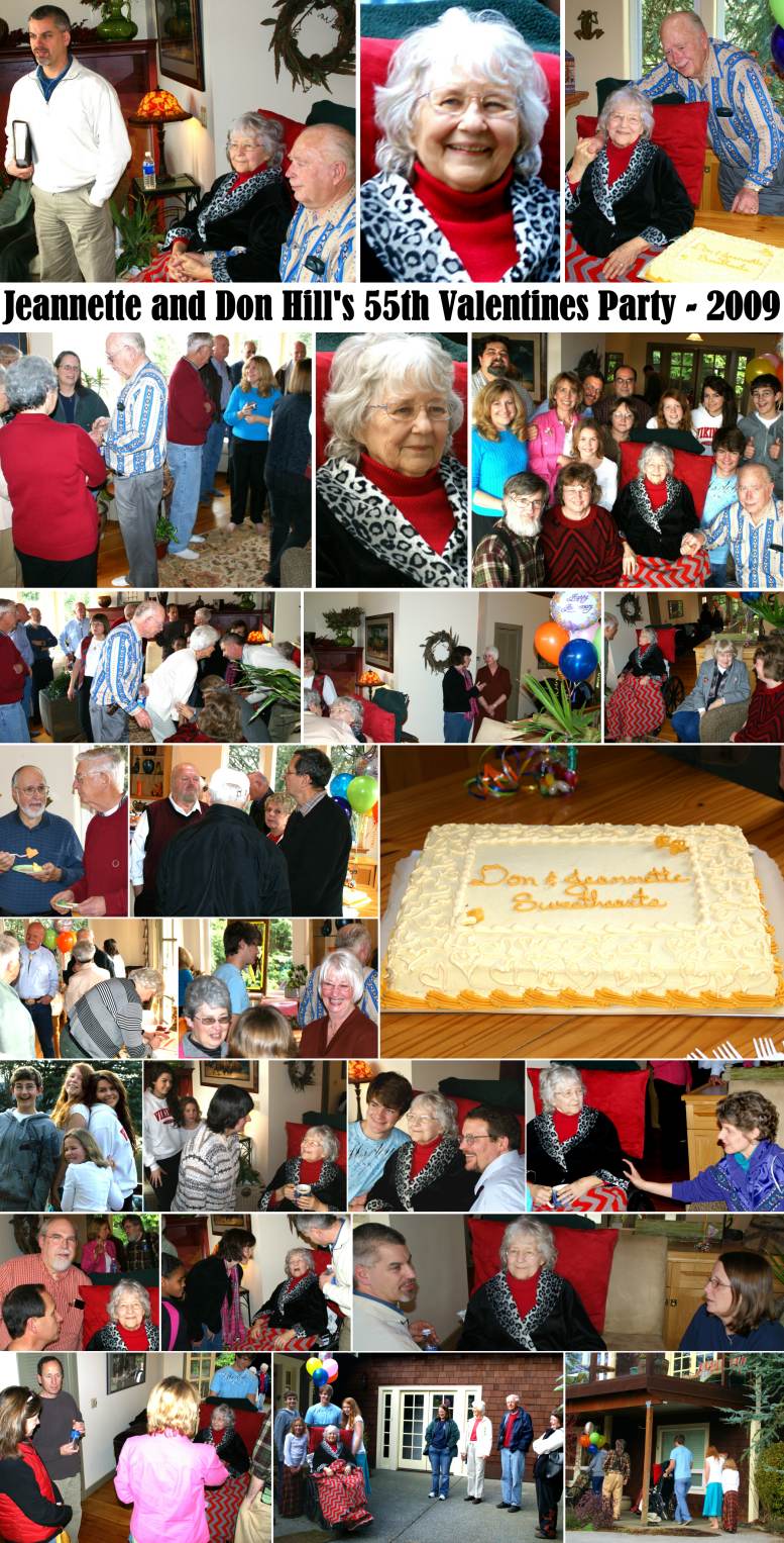 Jeannette and Don Hill's 55th Valentines Party - 2/14/09
( Click this collage to enlarge it... )