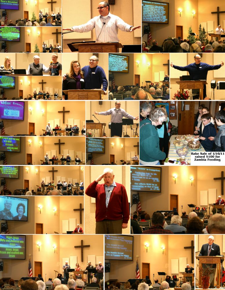 Sunday Service Scenes - January, 2011
( Click this collage to enlarge it... )