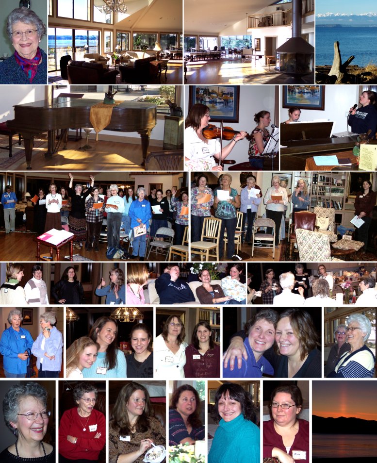 Women's Retreat - "Come into the Garden" - 2/21/10 - Photos by Parsianna Myrum
( Click the photo collage to enlarge it. )