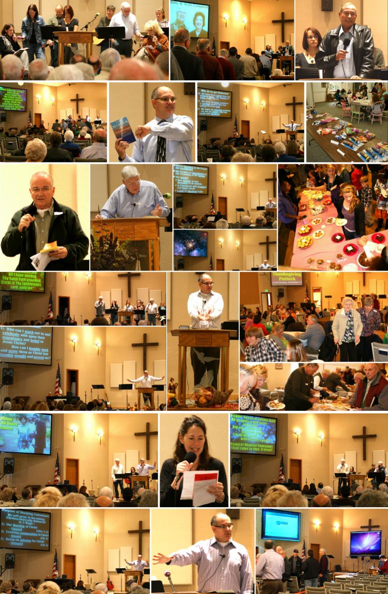 Sunday Service Scenes - November, 2010
( Click this collage to enlarge it... )