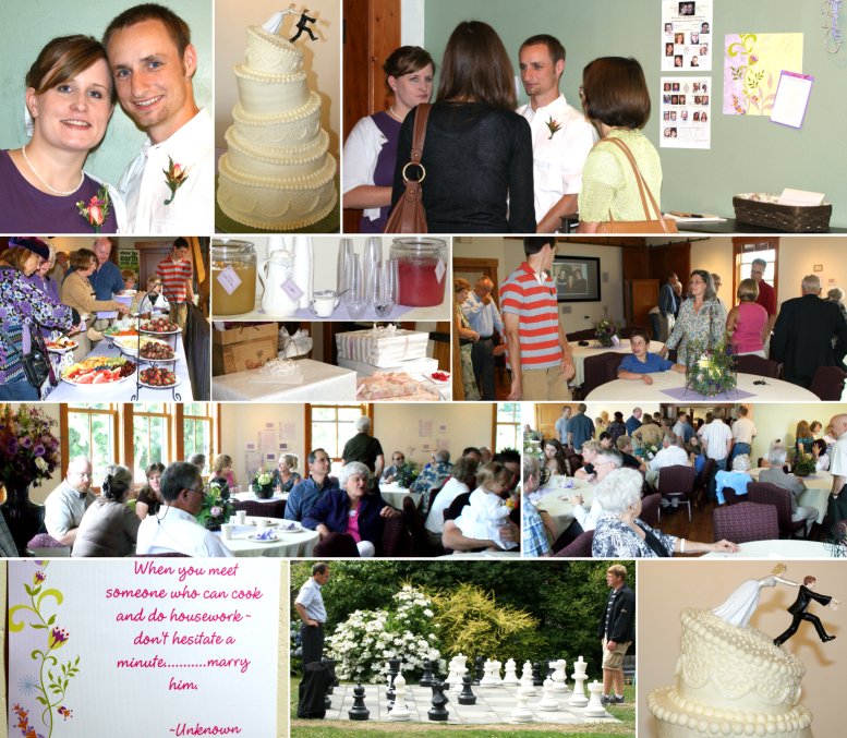 Wedding Reception for Grant and Rachel Walker - 8/10/08
( Click the photo collage to enlarge it. )