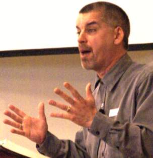Pastor Phil Stevenson preaching
 "A Council that Provides Opportunity" - 4/20/08