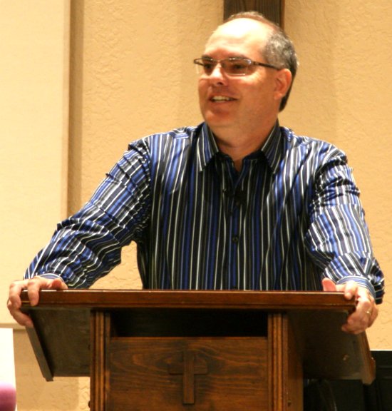 Candidate Pastor David Craig preaching
 "From Grumbling to Gracing" - 7/11/10