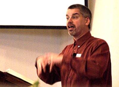Pastor Phil Stevenson preaching
"A Miracle that Draws Attention" - 4/6/08