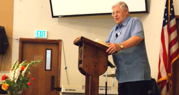 Pastor Dave Stevenson preaching
 "The Benefits of Being In Christ" - 6/14/09
