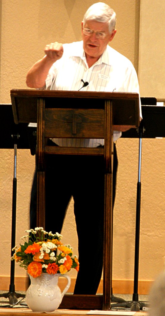 Pastor Dave Stevenson preaching
 "The Universal Word of God" - 6/27/10