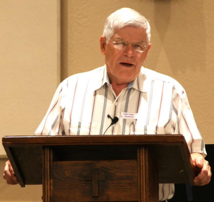 Pastor Dave Stevenson preaching
"From the Mire to the Choir" - 8/1/10