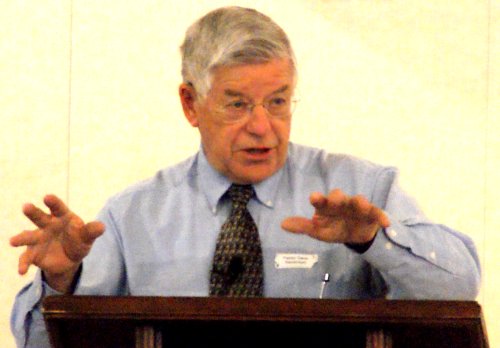 Pastor Dave Stevenson preaching
 "Clothed in Armor from God" - 10/11/09