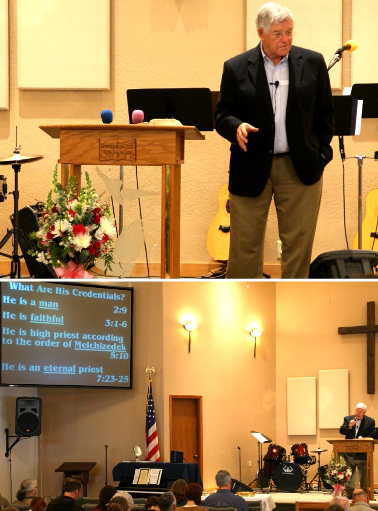 Pastor David Stevenson preaching
"Jesus Christ, Our Perfect Priest" - 4/3/11