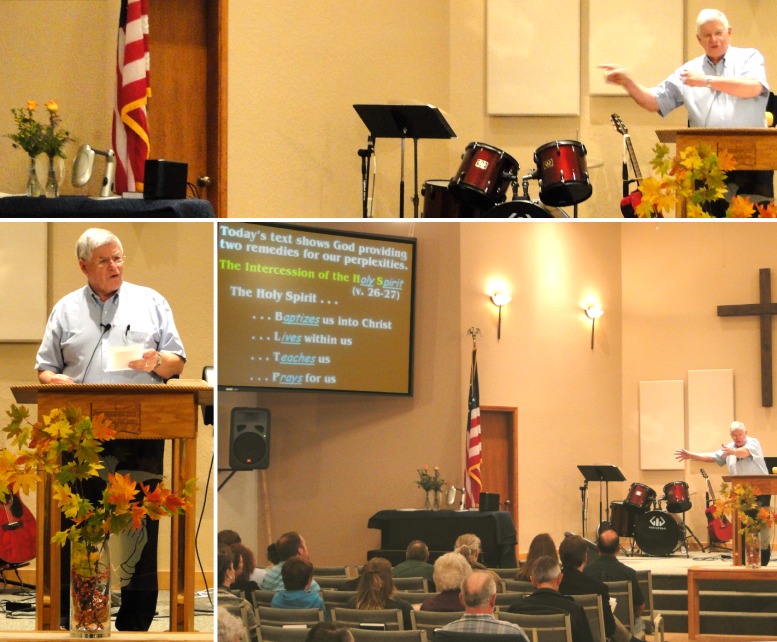 Pastor David Stevenson preaching
"God's Remedies for Our Perplexities" - 10/16/11