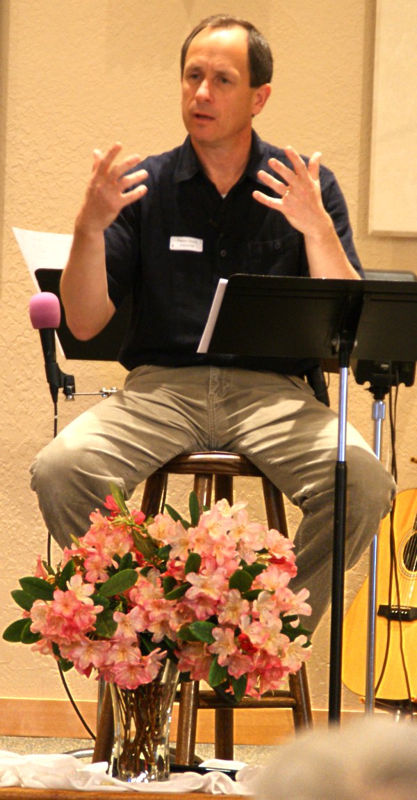 Pastor David preaching
"Good News" - 5/9/10