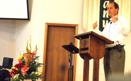 Pastor David preaching
"Making the Most of Every Opportunity" - 9/13/09