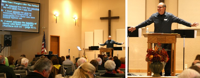 Pastor David preaching "The Power of Forgiveness" - 10/31/10
( Click this collage to enlarge it... )