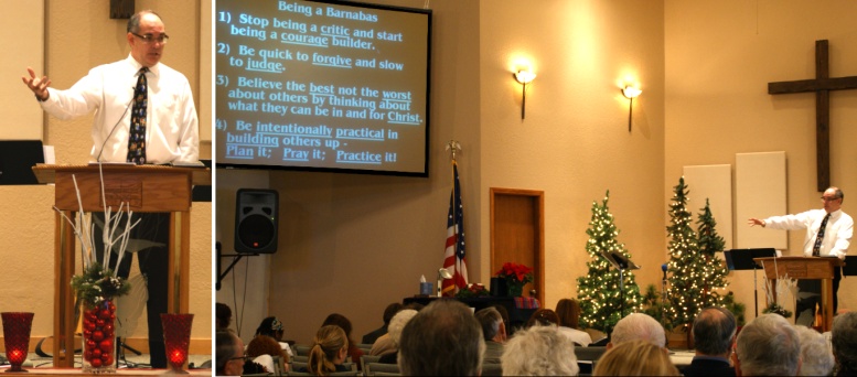 Pastor David Craig preaching
"Are You a Barnabas?" - 12/19/10