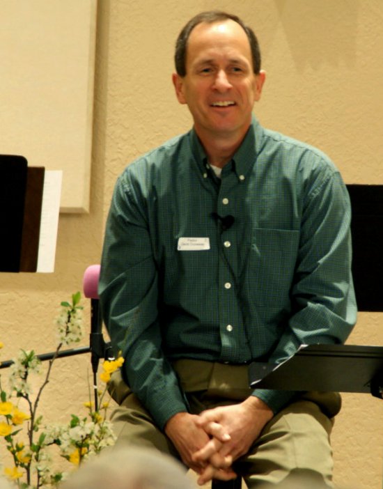 Pastor David preaching
"Walking on Water" - 3/21/10