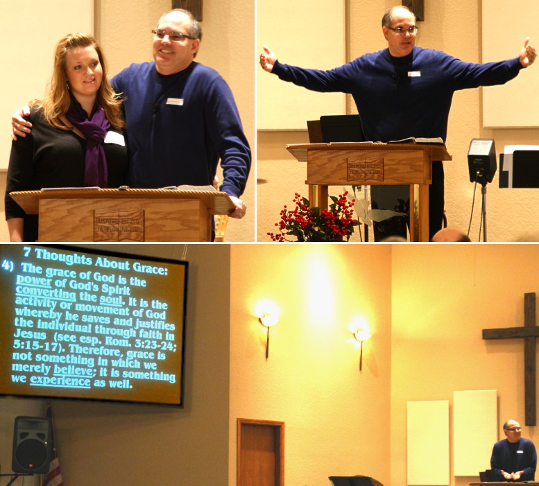 Pastor David Craig preaching
 "By Grace Alone" - 1/9/11