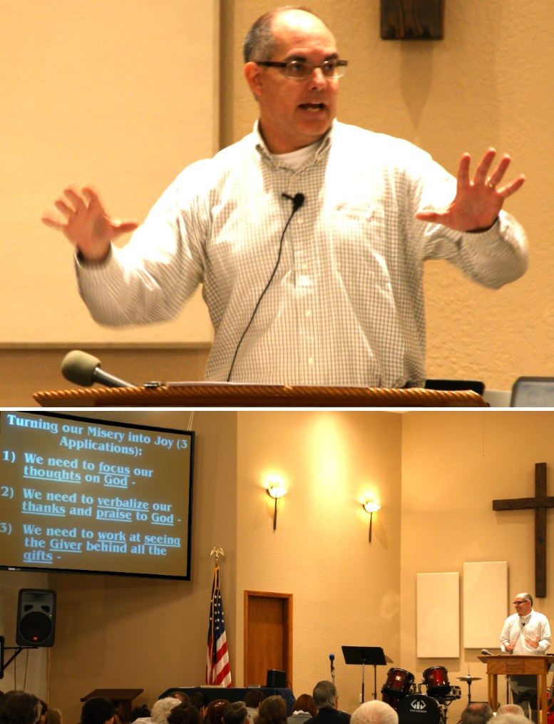 Pastor David Craig preaching
"The Source of Joy" - 2/6/11