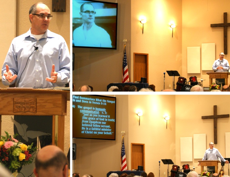 Pastor David Craig praying for Rob Bell and preaching
"The Essence of the Gospel" - 2/27/11