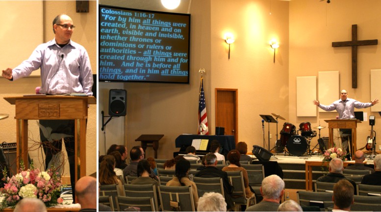 Pastor David Craig preaching
"Jesus: The Lord Over All Creation " - 3/27/11