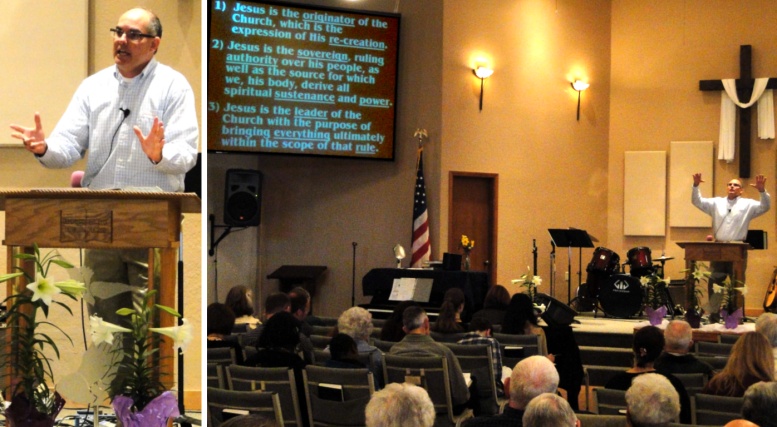 Pastor David Craig preaching
"The Only Hope for the Church " - 4/17/11