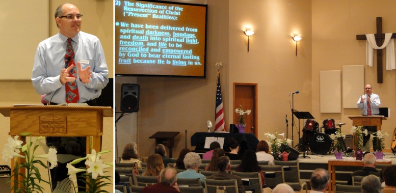 Pastor David Craig preaching
"The Significance of the Resurrection" - 4/24/11