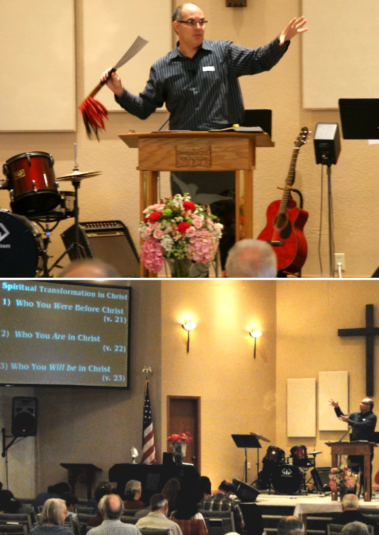 Pastor David Craig preaching
"Spiritual Transformation in Christ" - 5/8/11