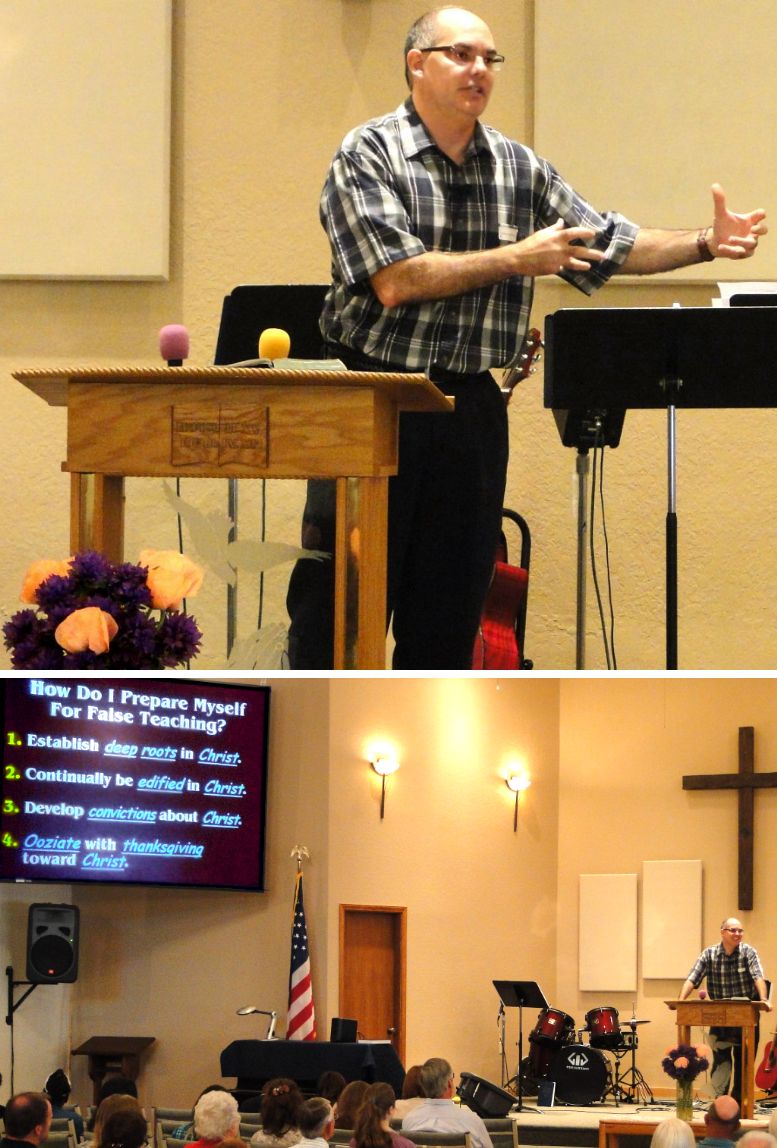 Pastor David Craig preaching
"Rooted and Built Up in Christ" - 6/12/11