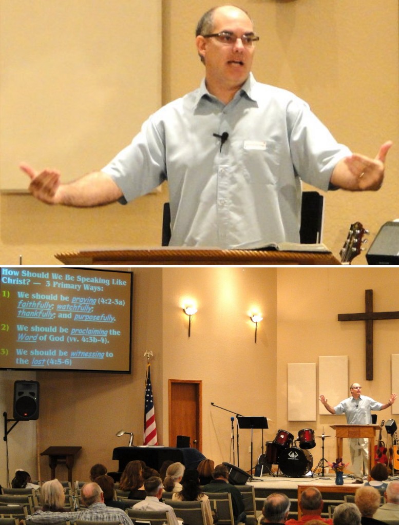 Pastor David Craig preaching
"Demonstrating Christ to the World" - 7/31/11