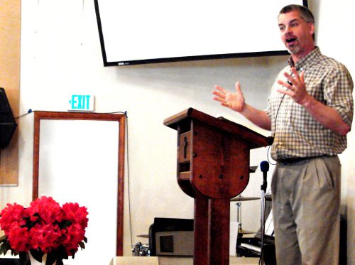 Pastor Phil Stevenson preaching
"Paul before Rulers and Kings: Herod" - 5/10/09