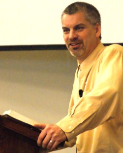Pastor Phil Stevenson preaching
 "Resolved to Go to Jerusalem" - 3/8/09
