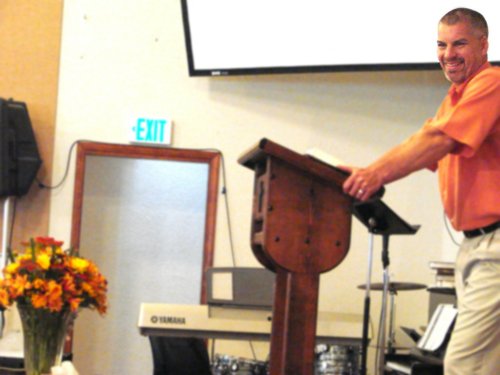 Pastor Phil Stevenson preaching
"Celebrating God's Goodness" - 6/28/09