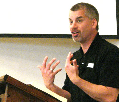 Pastor Phil Stevenson preaching
"Chained but not Bound" - 5/31/09