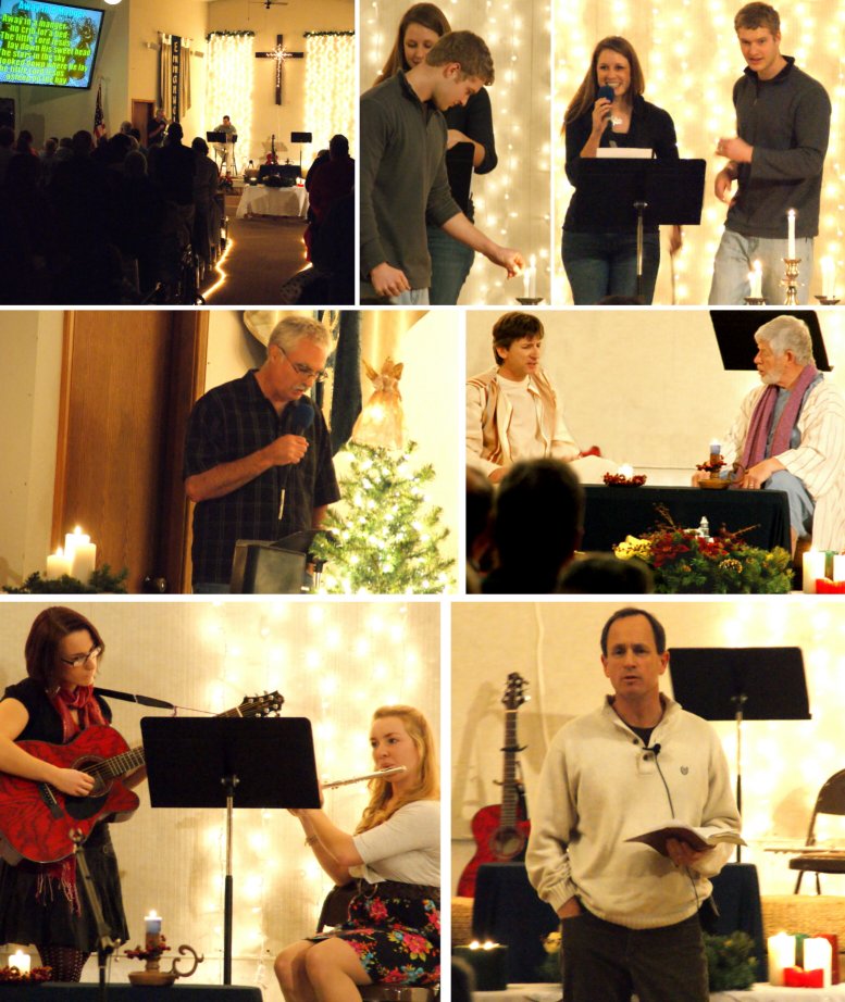 Christmas Eve Service - 12/24/09
( Click the photo collage to enlarge it. )